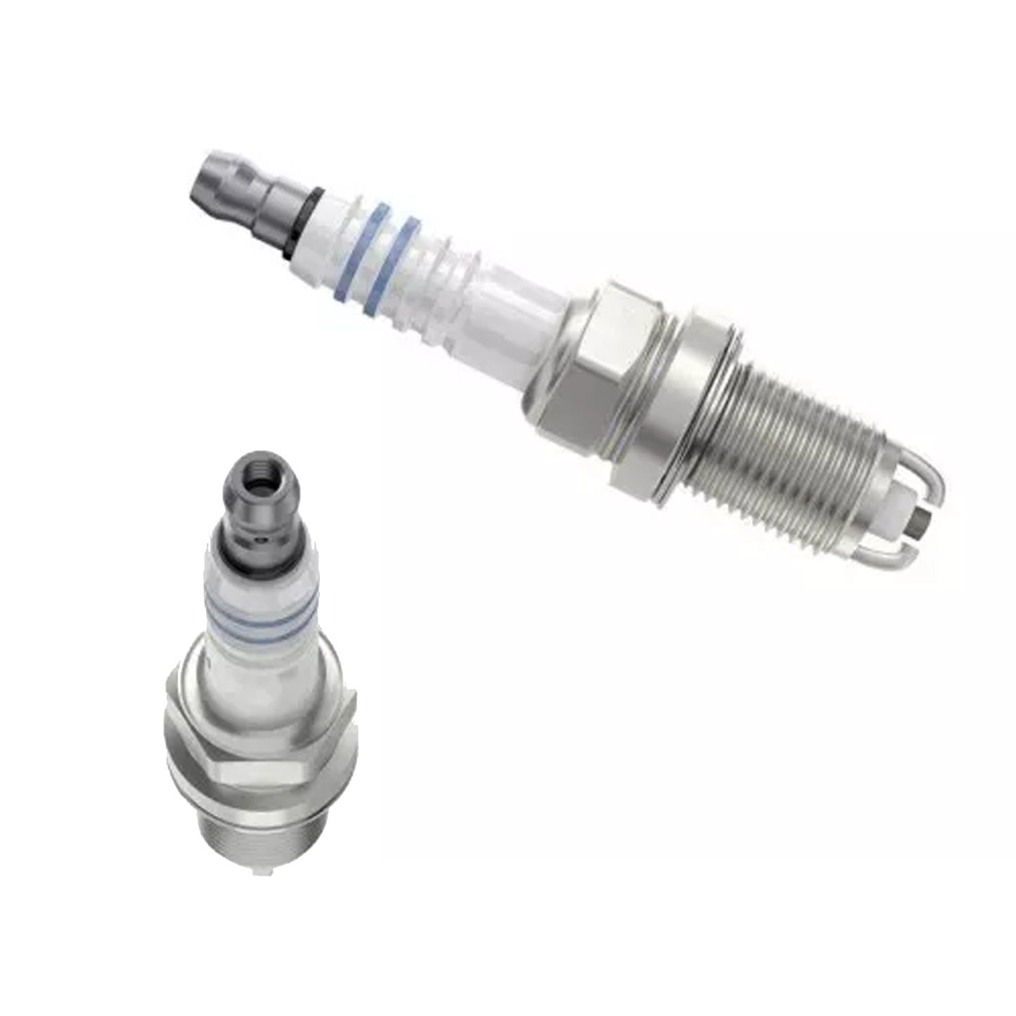4x BOSCH Super Zündkerzen FR7LD+ 0242235914 für VW, Seat, Skoda & Mini – Originalqualität