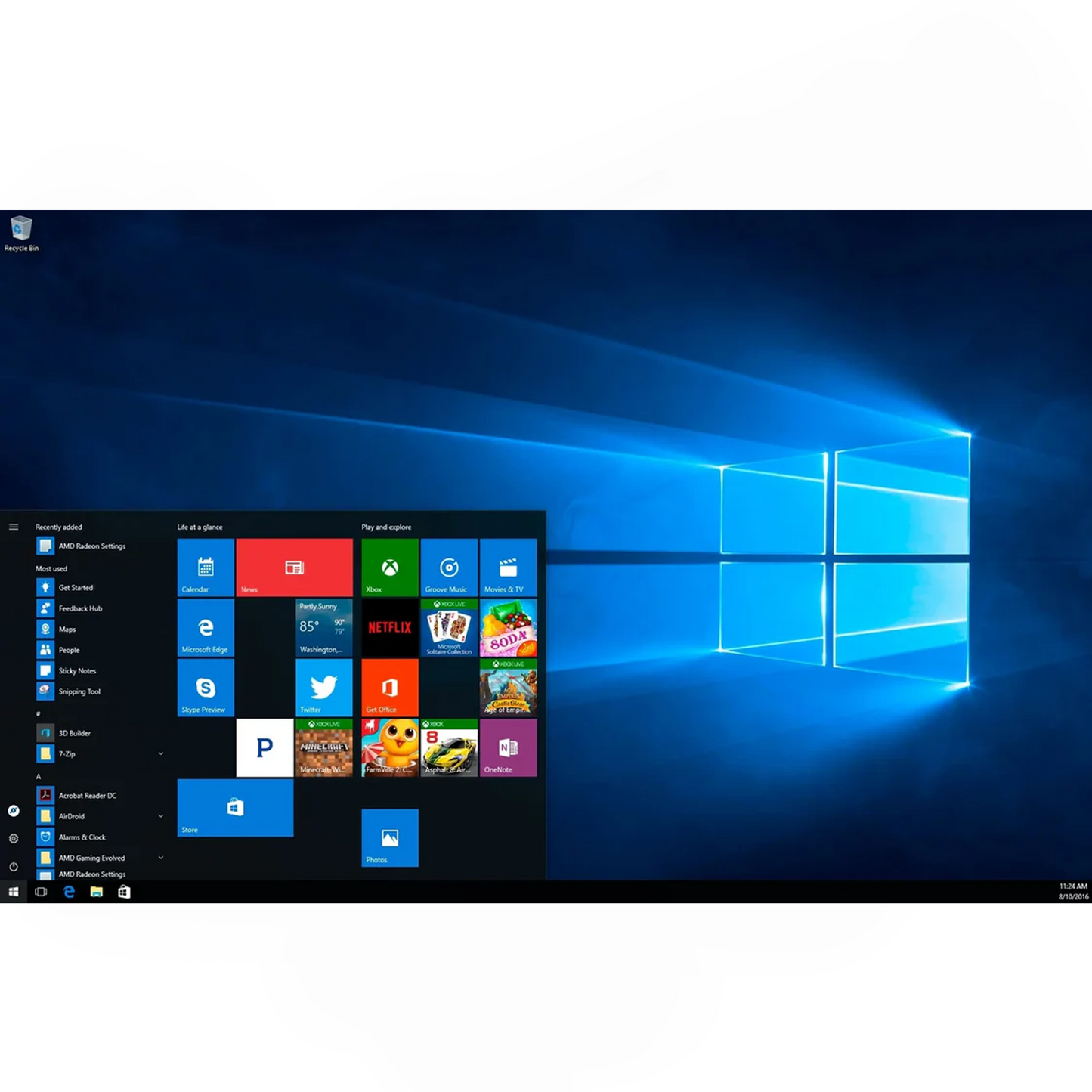 Windows 10 Pro Lizenz – 1 PC | Dauerhaft | Original Key per E-Mail | Sofort-Download